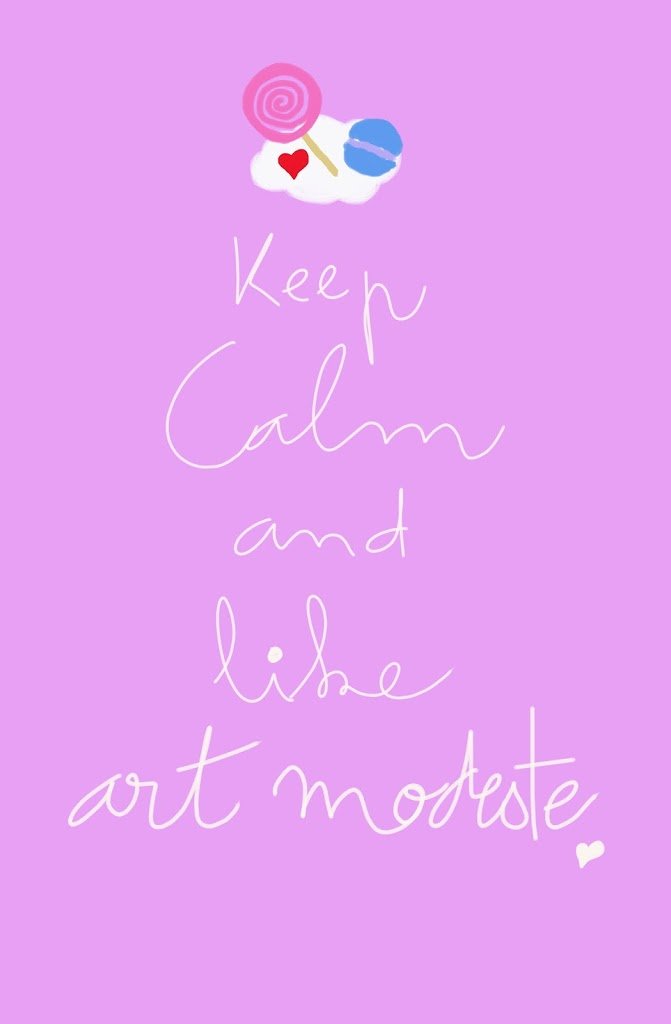 Keep calm and like Art Modeste !