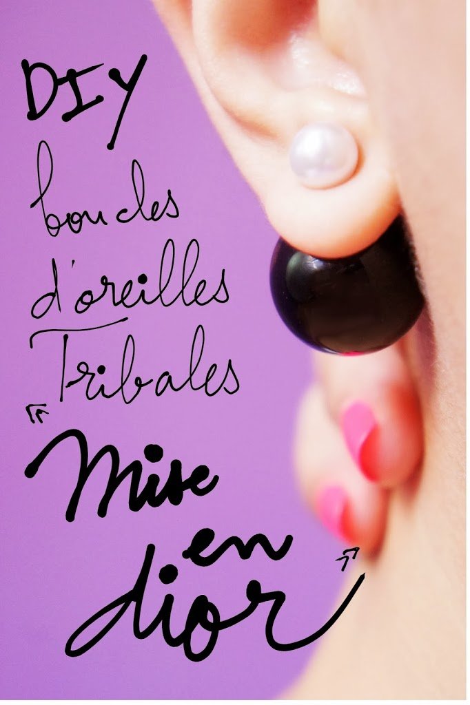 DIY: Boucles d’oreilles tribales « Mise en Dior » !