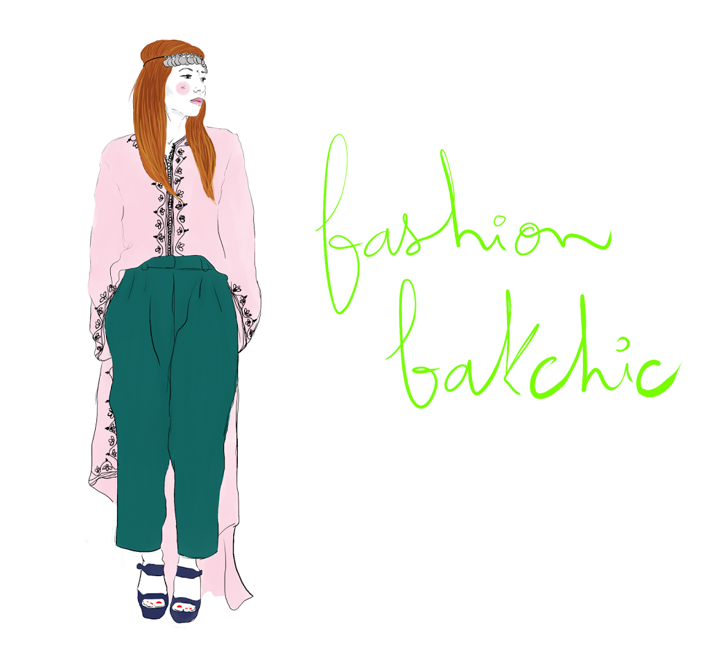 Illustration: « Une blogueuse, une illustration » #3 avec la blogueuse Fashion Bakchic !