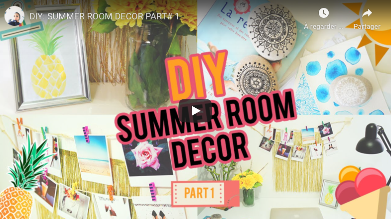 DIY: SUMMER ROOM DECOR PART#1